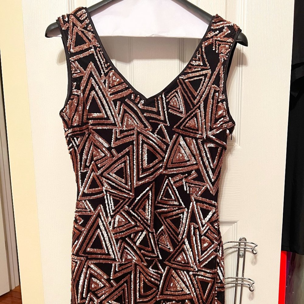 NWT Lucy Paris sequin cocktail party sheath dress size Medium